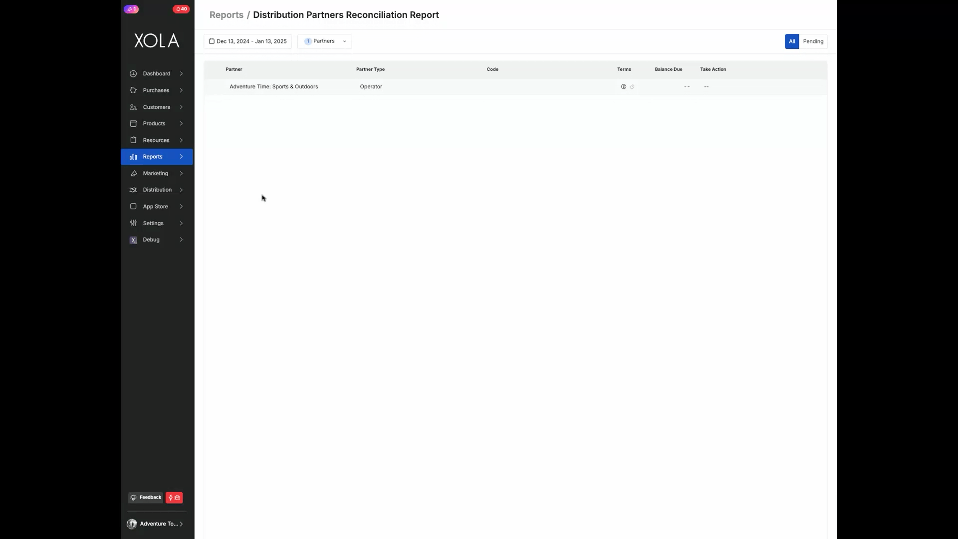 Xola distribution network